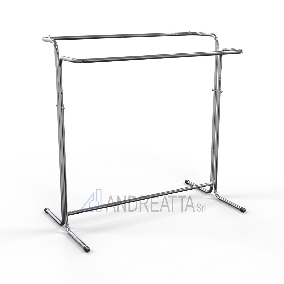 Double Garment rail Adjustable in height
