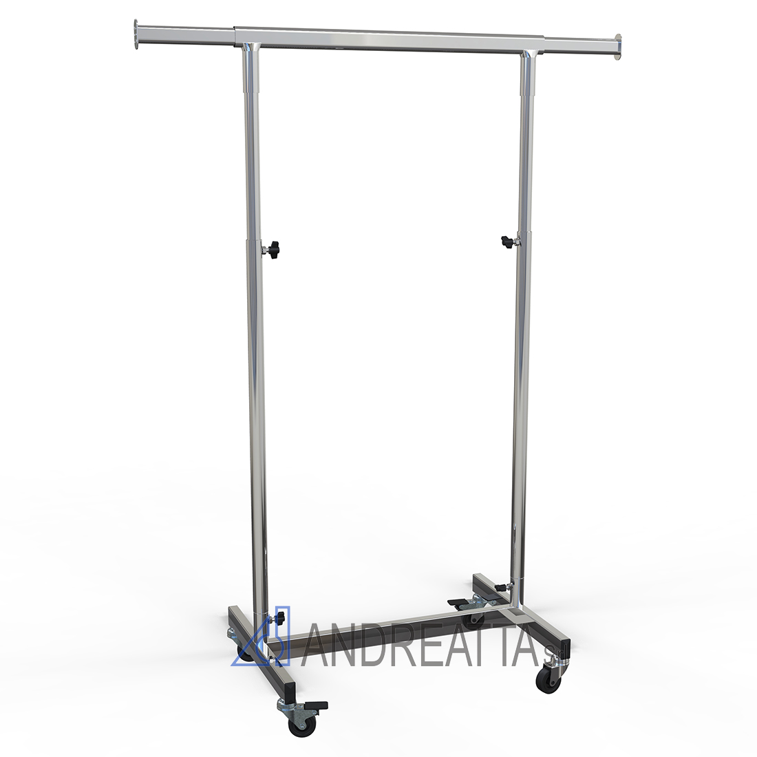 Small Garment rail Adjustable in height