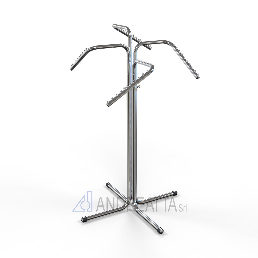 4 arms stand, Adjustable in height