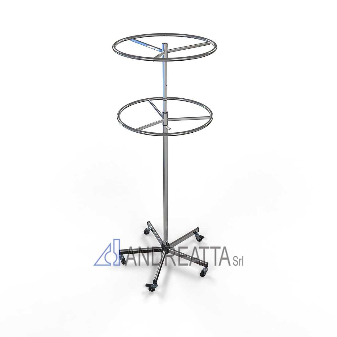 Double Circular turning rail, Adjustable in height