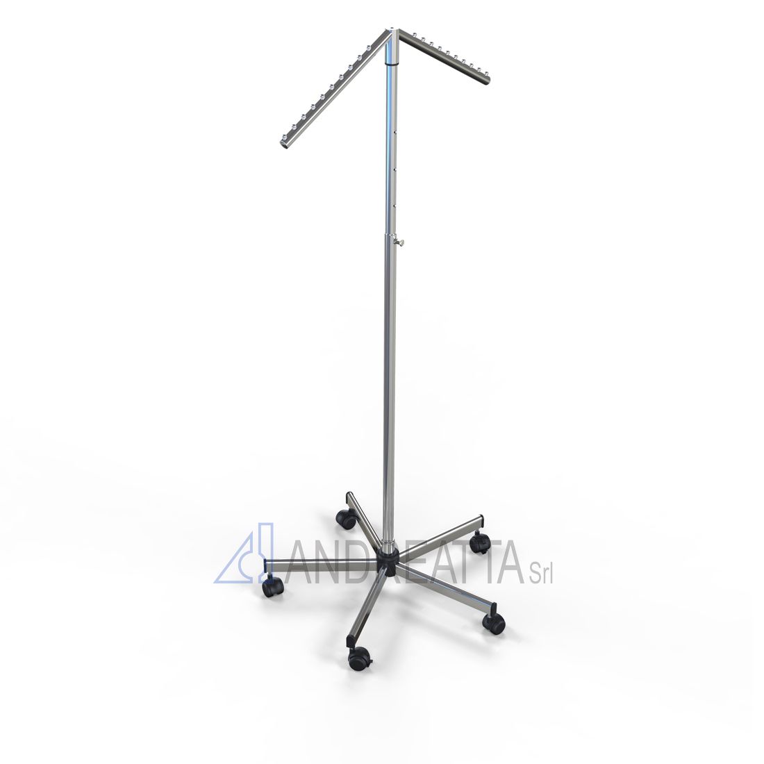 Turning stand, 2 arms, Adjustable in height