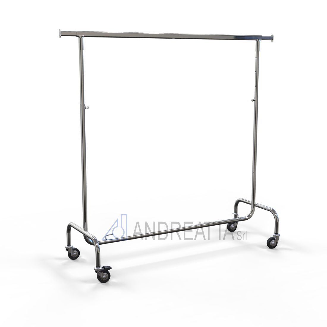 Garment rail Adjustable in height