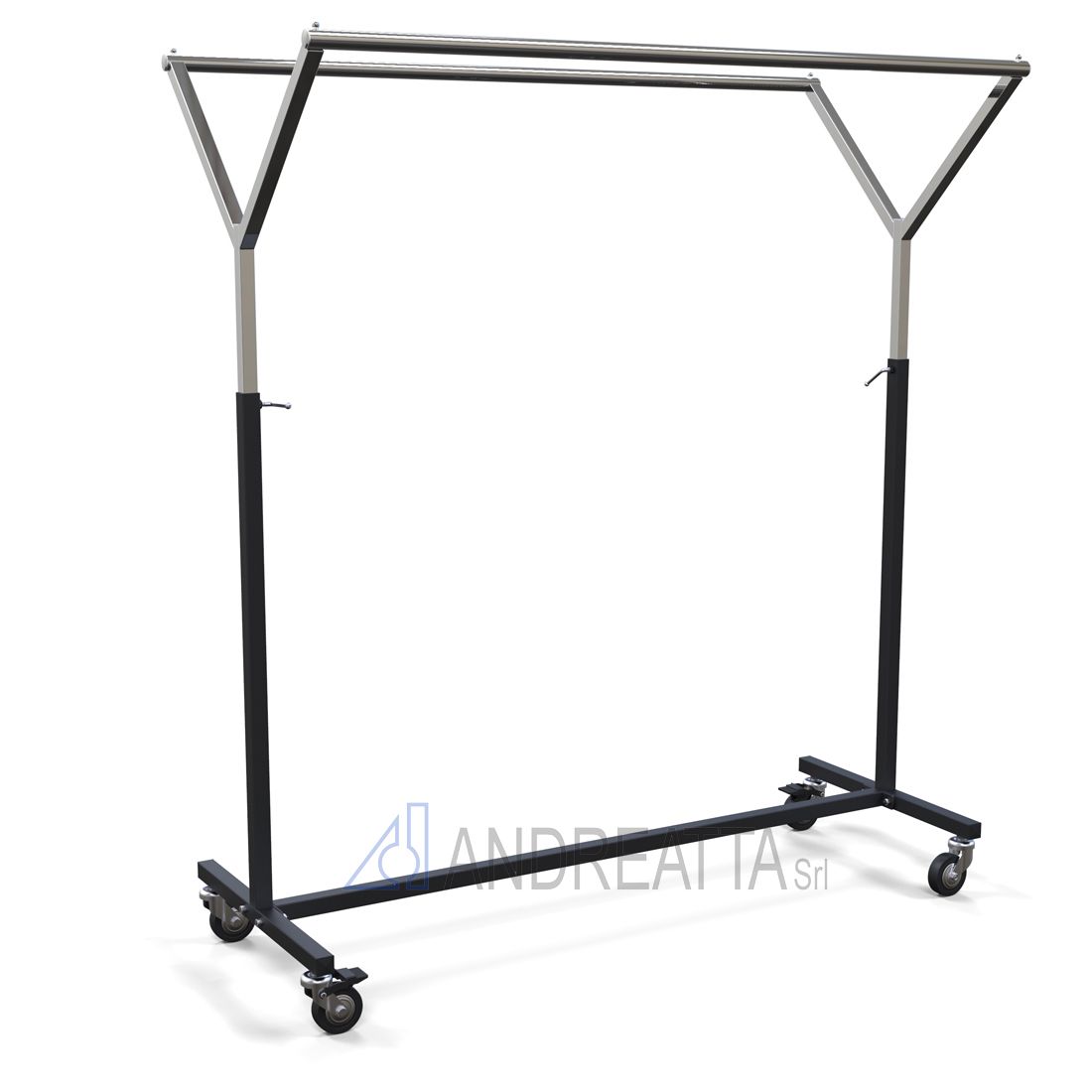Double Garment rail Adjustable in height